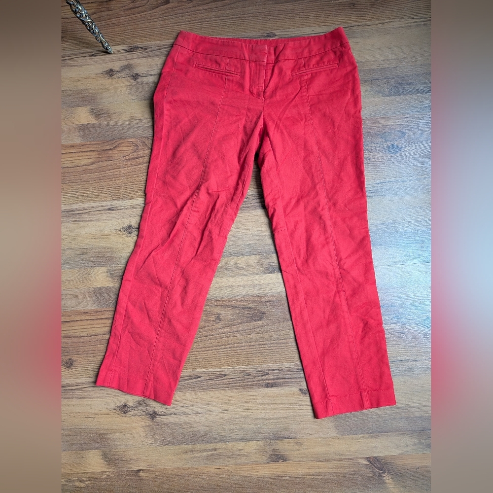 Kenar Red Ankle Jeans